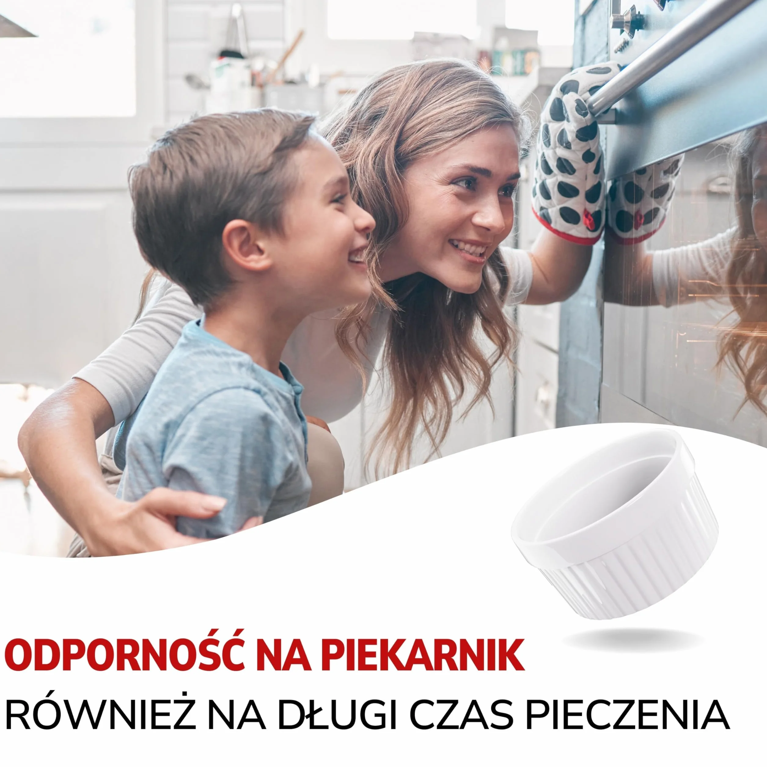 ToCi 6 x kolorowe foremki do piekarnika Ø 9 cm – odporne ceramiczne foremki po 185 ml – kremowe miseczki i miseczki deserowe – formy do pasztetów, czekoladowego sufletu