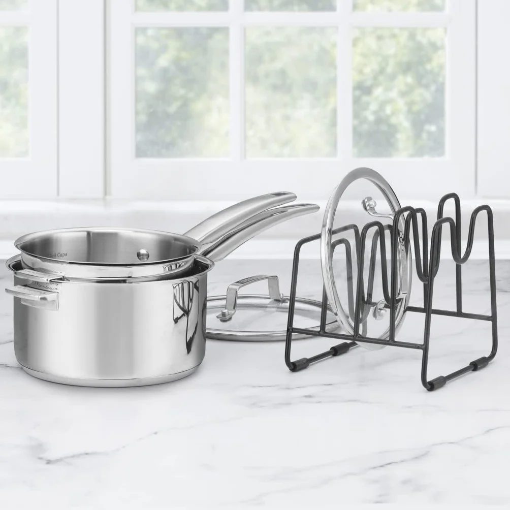 CUISINART N9119-5 SmartNest zestaw garnków ze stali nierdzewnej, 5-częściowy