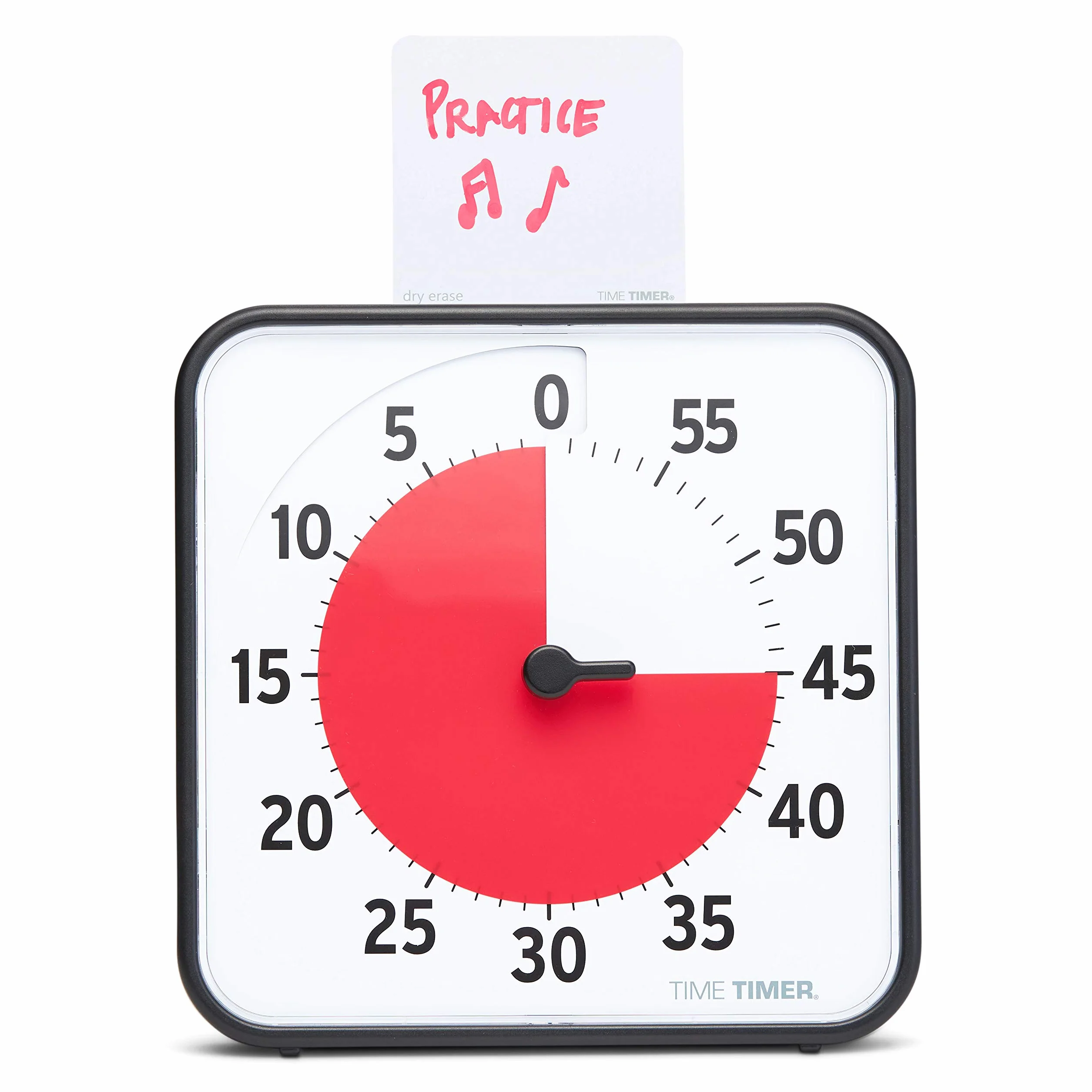 Time Timer Tt08B-W Minutnik Kuchenny, Czarny, 19x19x3 cm