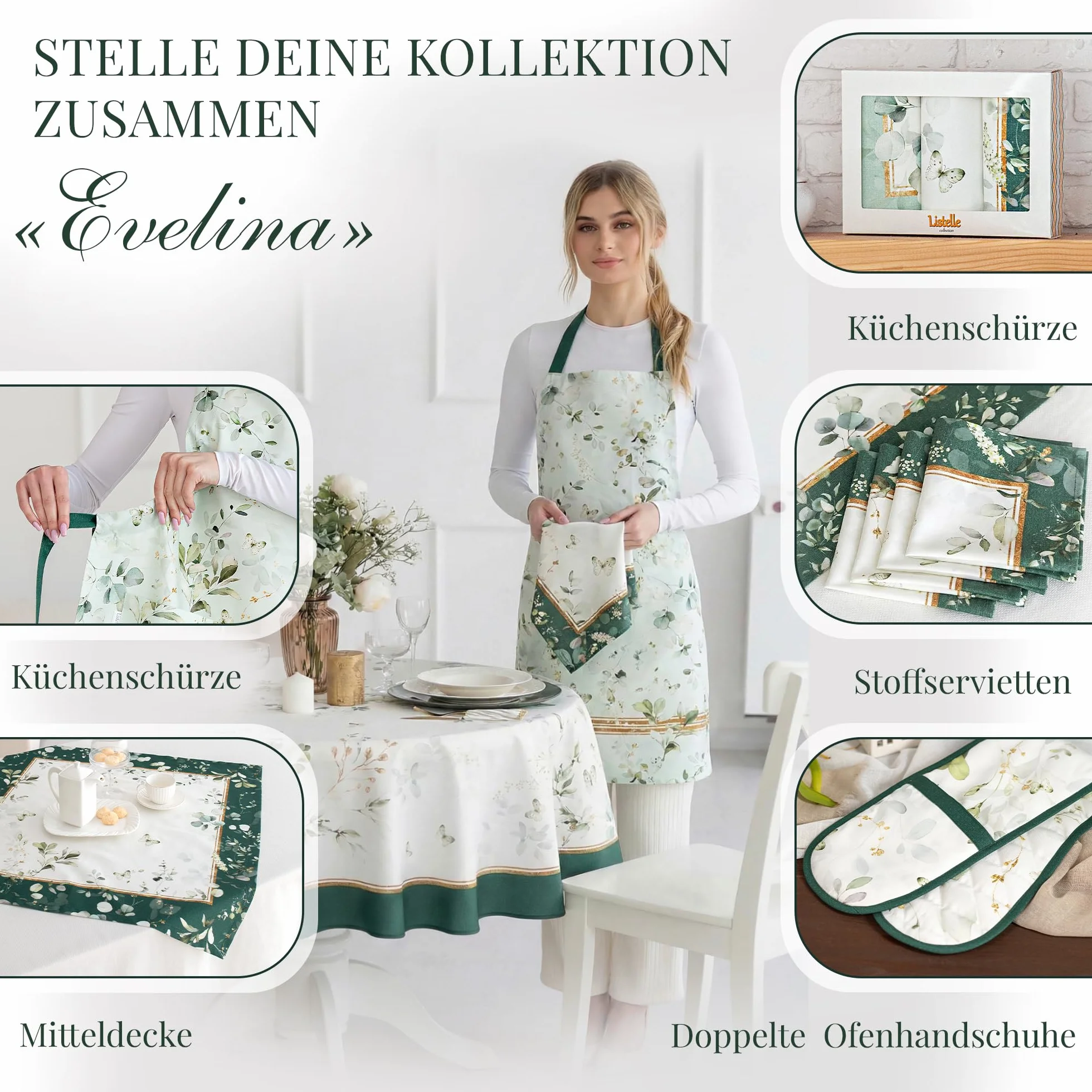 Zestaw ścierek kuchennych “Ewelina”, 2 sztuki, art. 412102