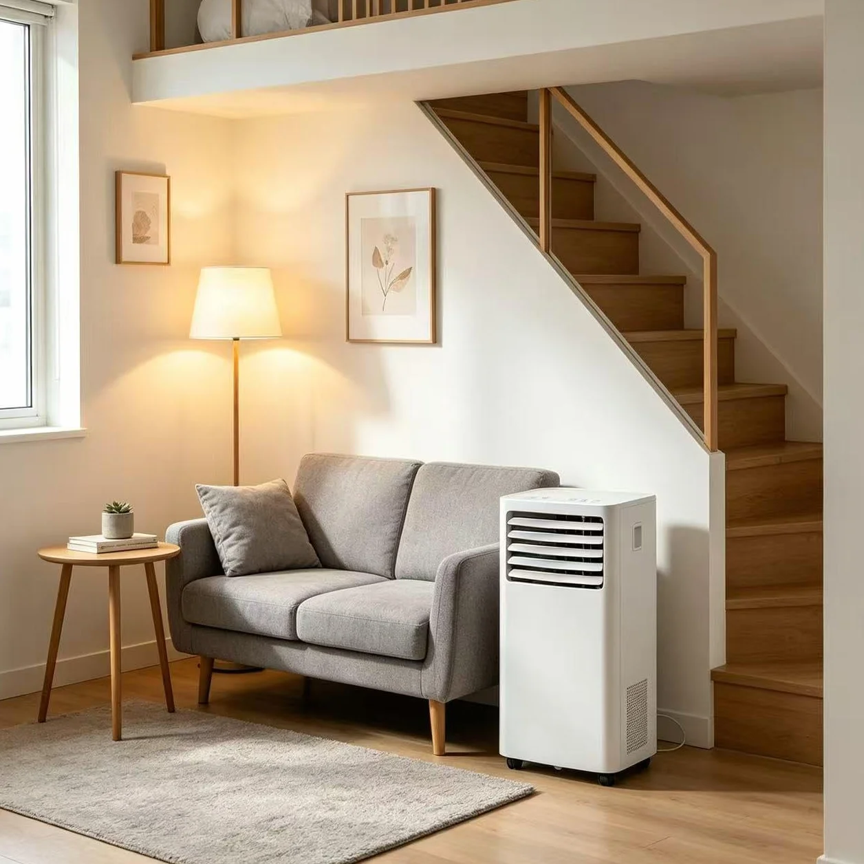 Przenośny klimatyzator 4 w 1 (12 000 BTU) z 24-godzinnym timerem i zestawem do wyciągania okien; wydajny, przenośny klimatyzator odpowiedni do domu lub biura (30 m²).