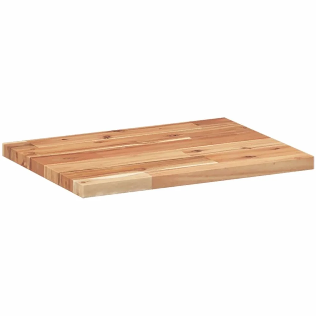 Zestaw 3 półek wiszących, 40 x 30 x 2 cm, lite drewno akacjowe, olejowane, regał ścienny do łazienki, sypialni, uniwersalna organizacja ścienna