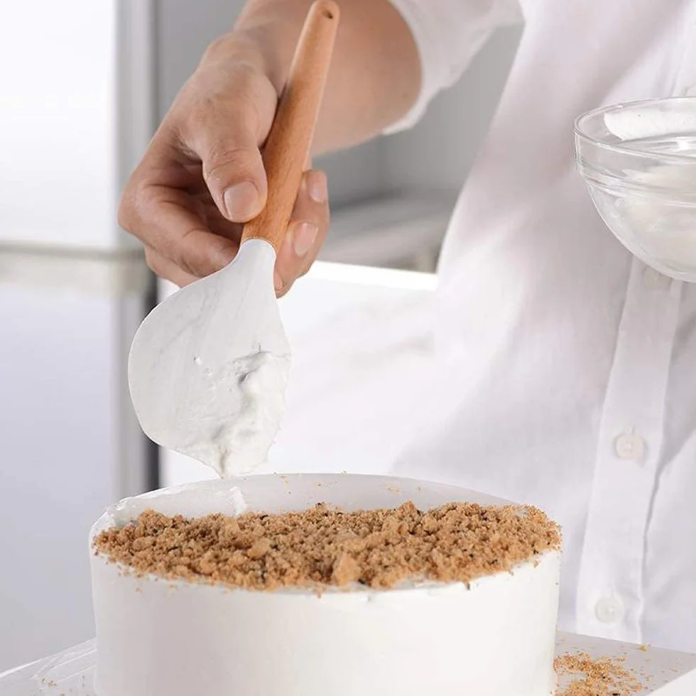 Zestaw przyborów kuchennych, 10 szt. silikonowych przyborów kuchennych z powłoką zapobiegającą przywieraniu z uchwytem, zestaw przyborów kuchennych z silikonowymi gadżetami
