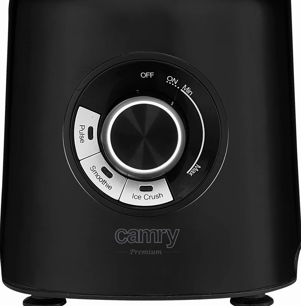 Camry CR 4089 Blender kielichowy 2000W 1,7L czarny, tytanowe ostrza, funkcje pulsacyjne