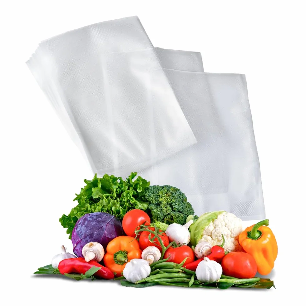 Worki próżniowe do żywności, 50 sztuk, 15x40cm, do zgrzewarek próżniowych i Sous Vide, bez BPA