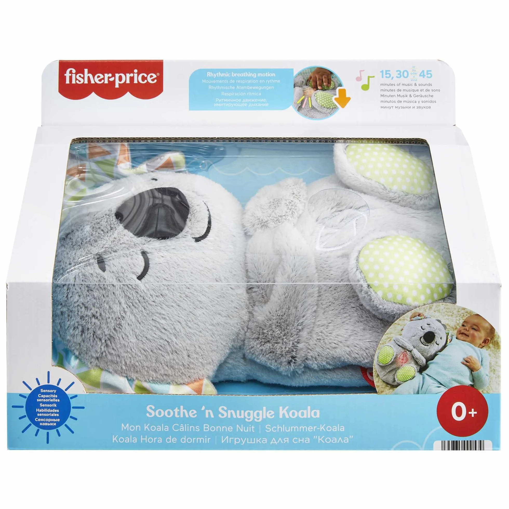 Fisher-Price HBP87 Maskotka, Szary, 0-2 lat