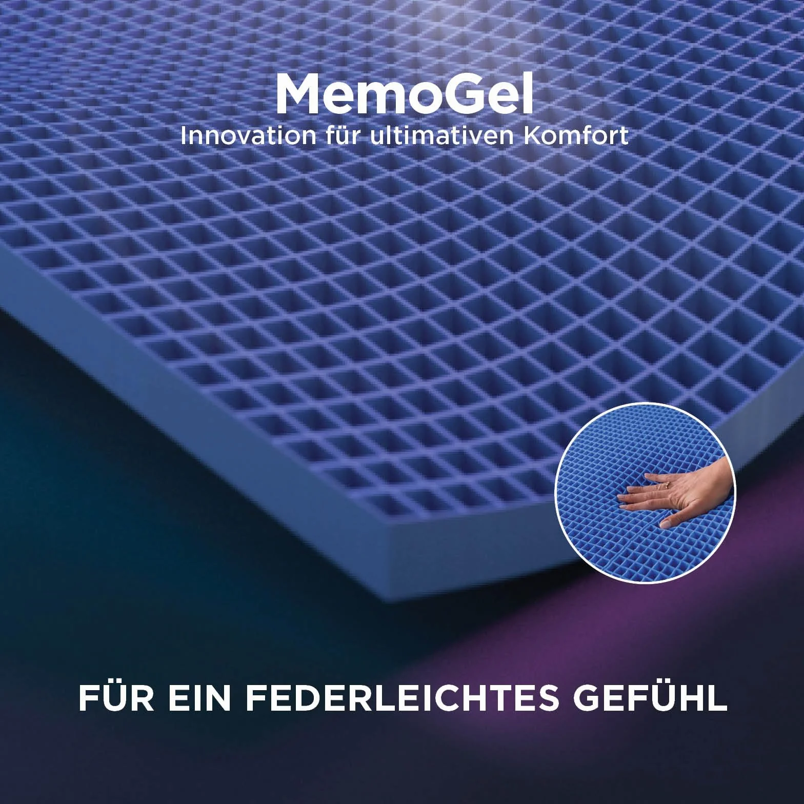 Vitapur MemoElite Hybrid Nakładka na materac 180x200 | Pianka memory | Chłodząca i oddychająca | Ochraniacz na materac