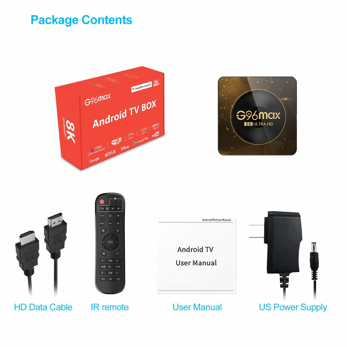 2024 Android 13.0 TV Box RK3528 4GB RAM 64GB ROM Quad-Core Cortex-A53 4K HD WiFi6 Dual-Band BT 5.0 Mini Bezprzewodowa Klawiatura 2GB+16GB