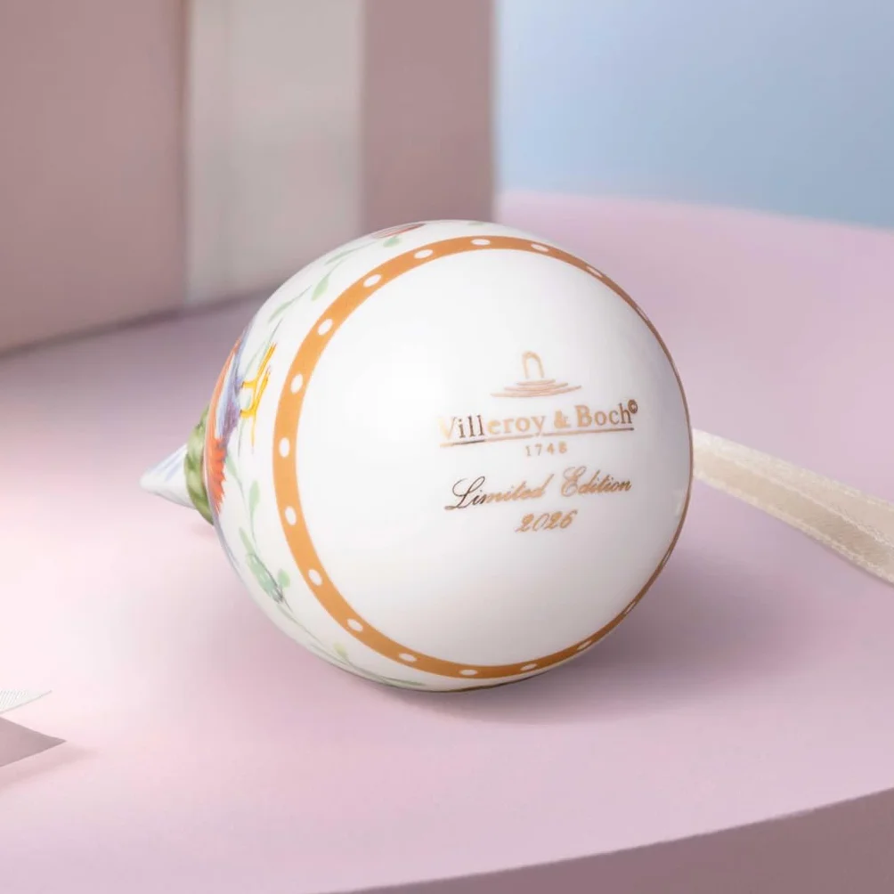 Villeroy & Boch – Annual Easter Edition talerz 2026 kolorowy, talerz wielkanocny z porcelany Premium z akcentami w złotym kol., dekoracja, limit. przedmiot kolekcj.