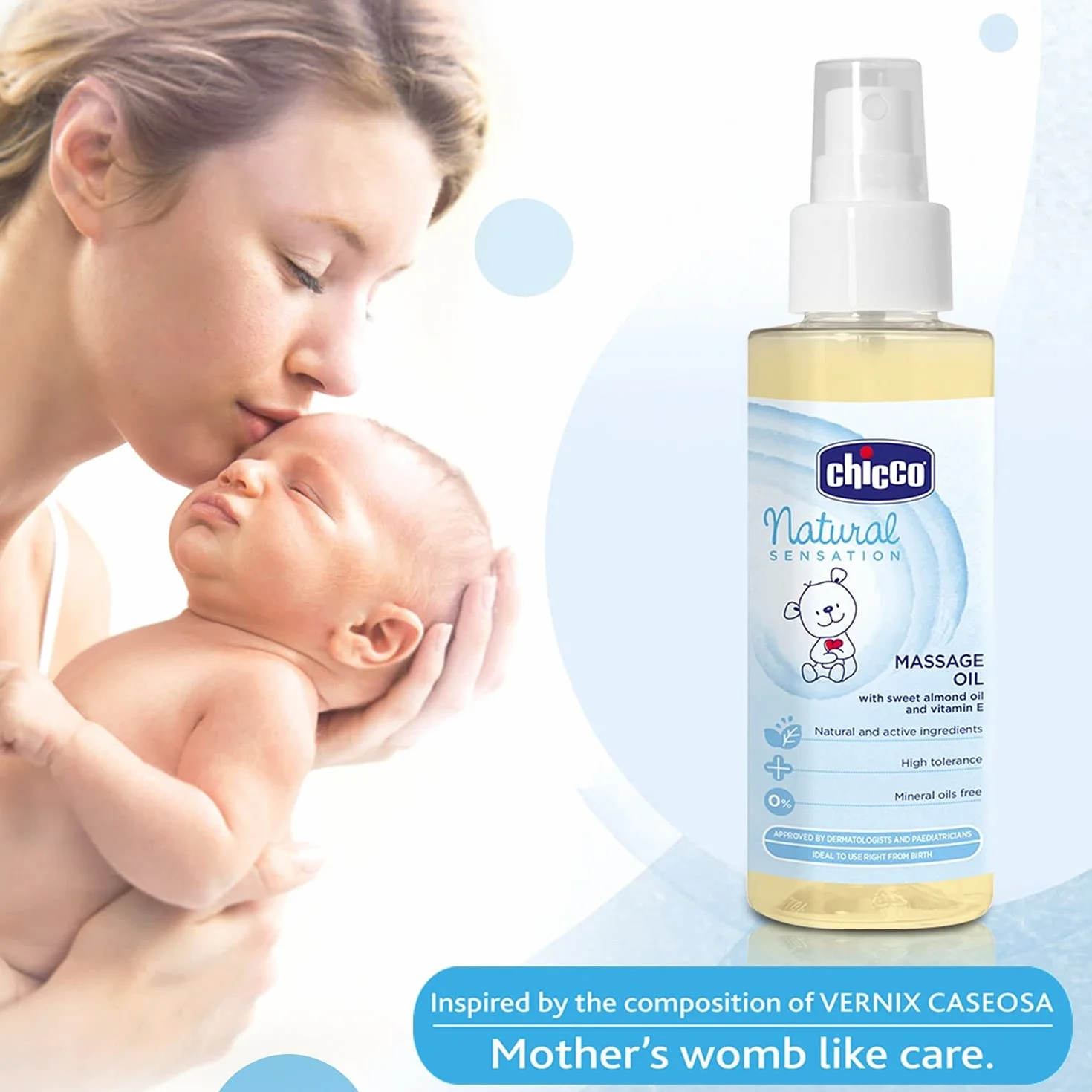 Chicco Natural Sensation olejek do masażu 100 ml
