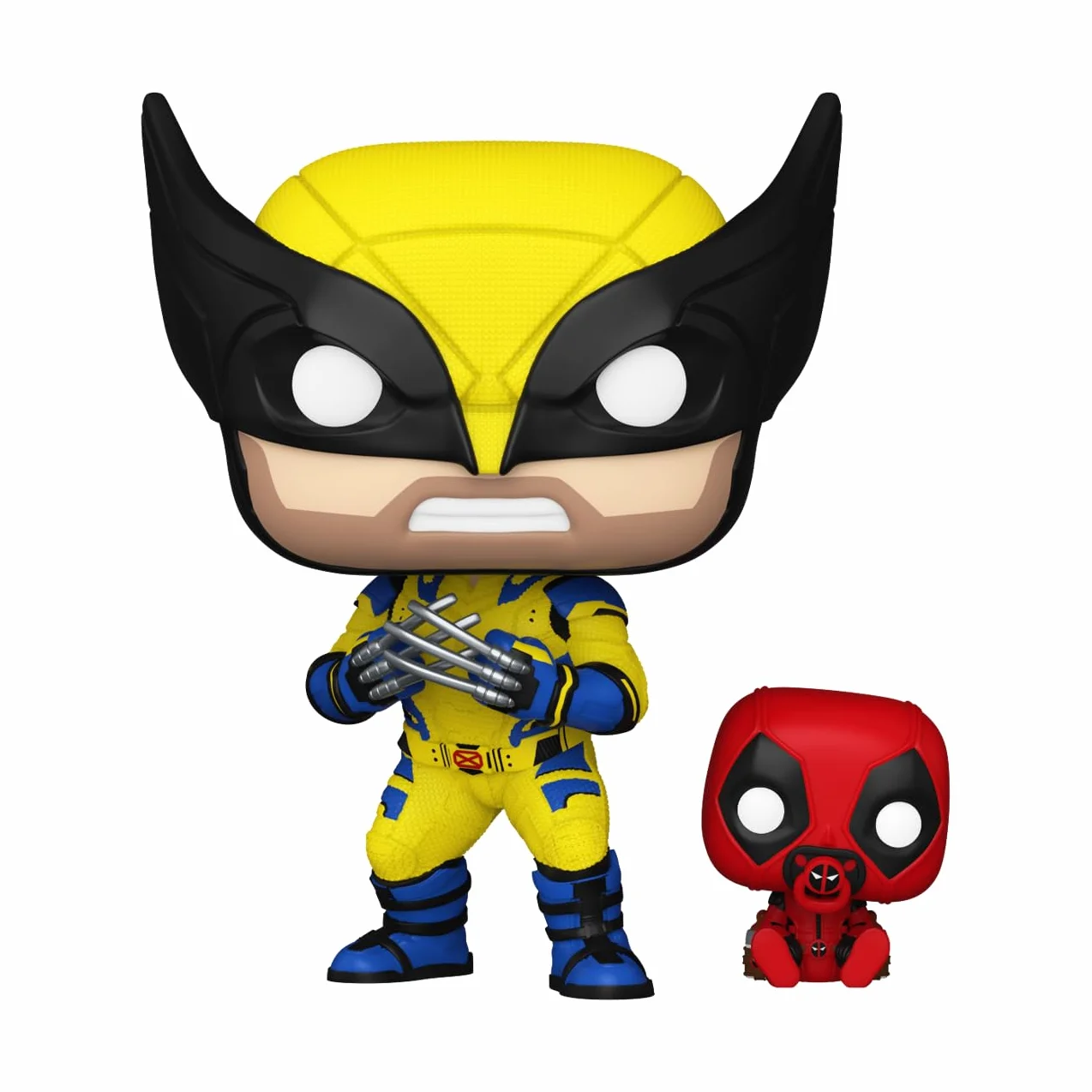 Funko POP & Buddy: Deadpool & Wolverine - Wolverine z Babypoolem - kolekcjonerska figurka winylowa - pomysł na prezent - oficjalny towar - zabawki dla dzieci i dorosłych - fani filmów