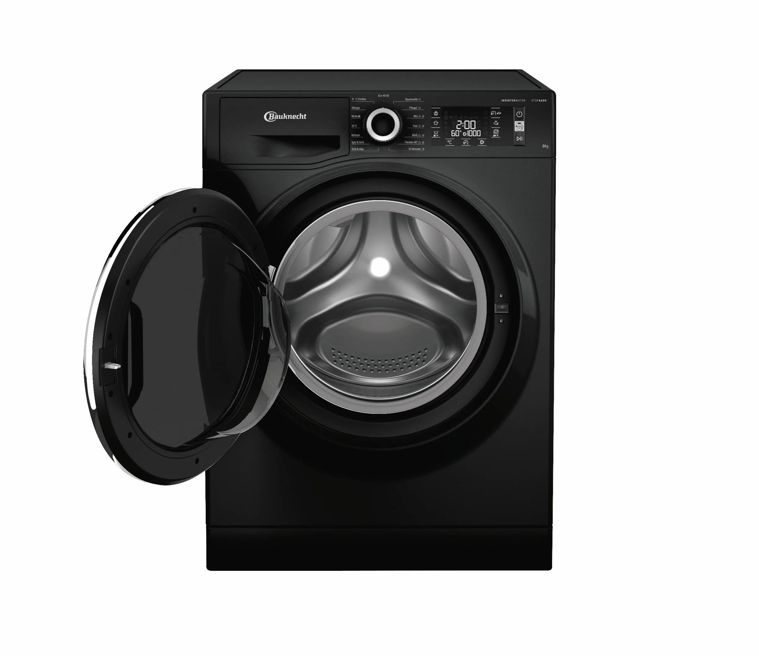 Bauknecht WM BB 8AA pralka ładowana od przodu/8 kg/klasa efektywności energetycznej A/Active Care Color+/silne usuwanie plam/programy parowe/higiena Steam z antywirusem/funkcja odświeżania