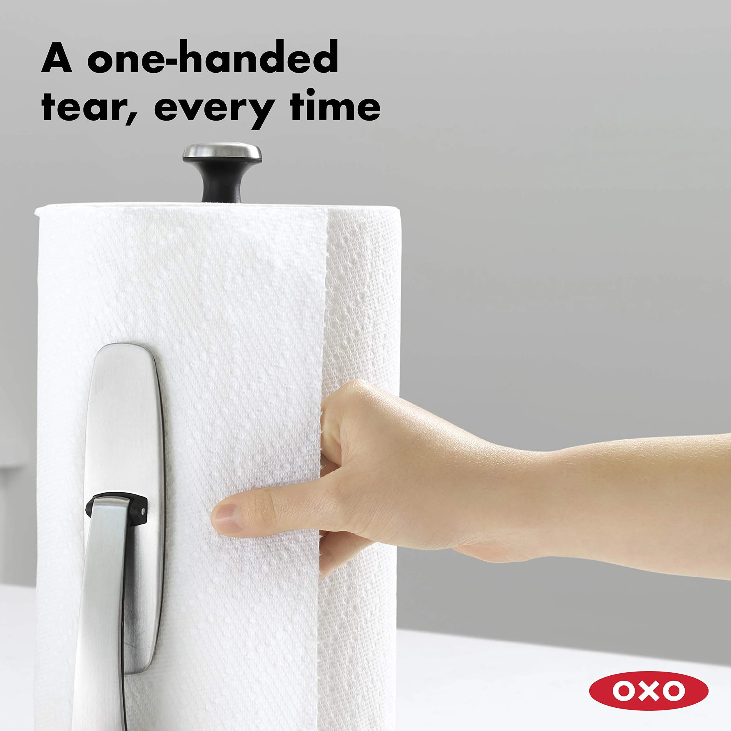 Oxo Simplytear Stojak na Ręczniki Srebrny 33 x 18 cm