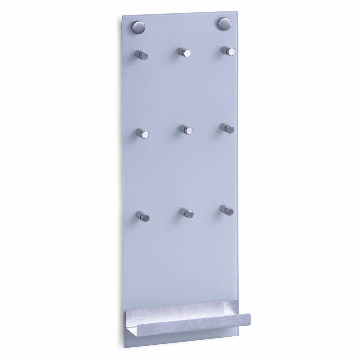Zeller uchwyt na klucze, srebrny, 15 x 6 x 40 cm