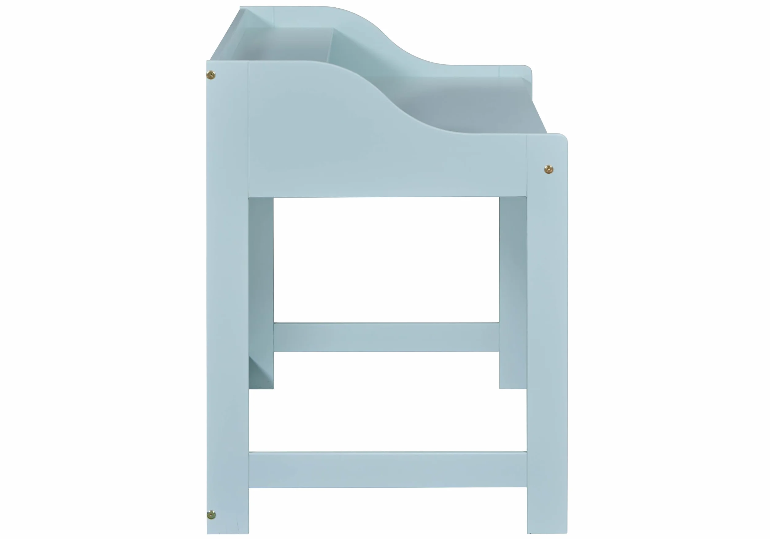 Inter Link - Biurko z litego drewna sosnowego – stolik pod komputer – miejsce pracy – stolik biurowy – wytrzymałe, stabilne i ponadczasowe – z otworem na kabel – szer. 110 cm x gł. 69 cm x wys.: 91 cm