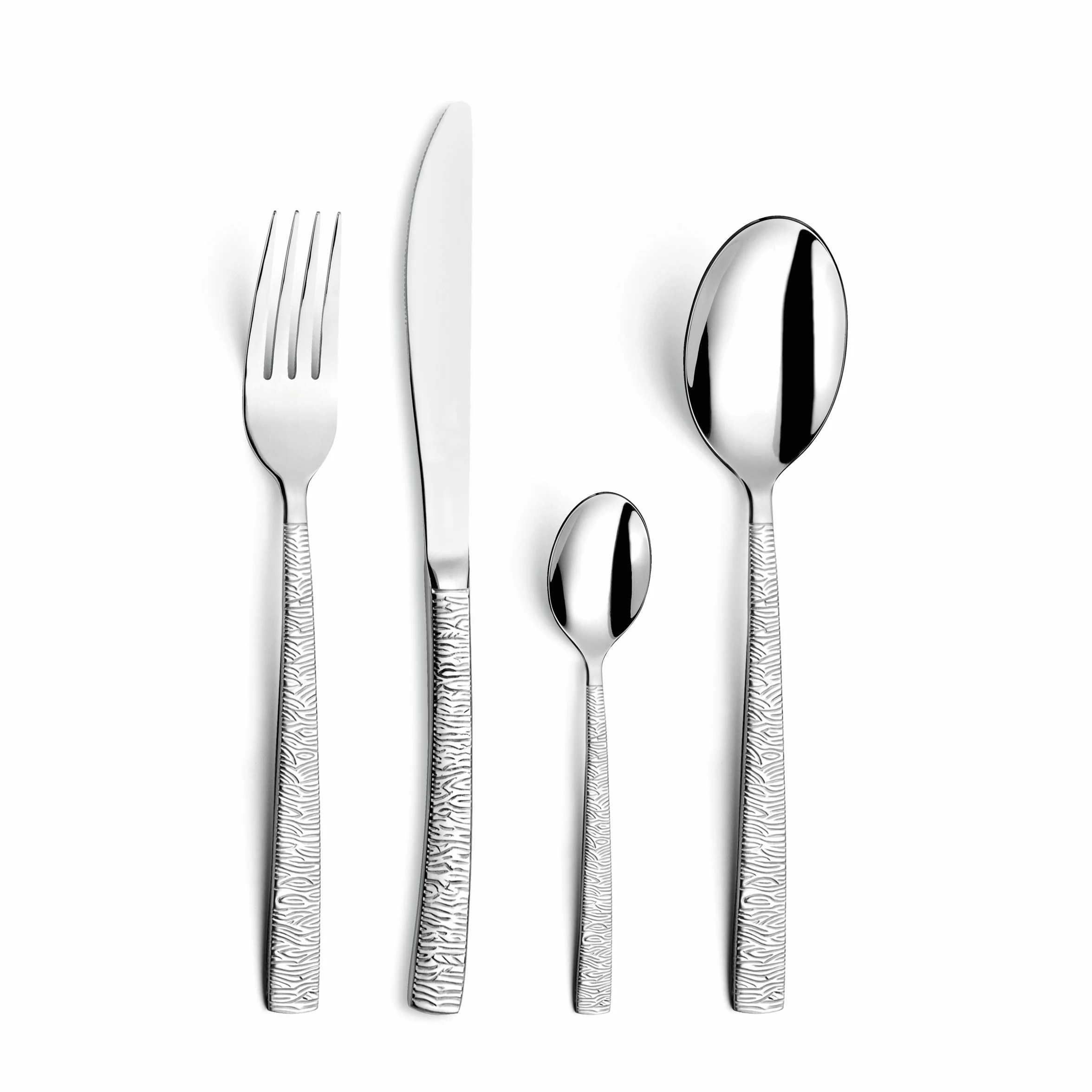 Amefa 903629AF20C40 Havane sztućce dżungli, 24-częściowy, stal nierdzewna, błyszcząca powierzchnia, 13,7 x 7 x 26 cm
