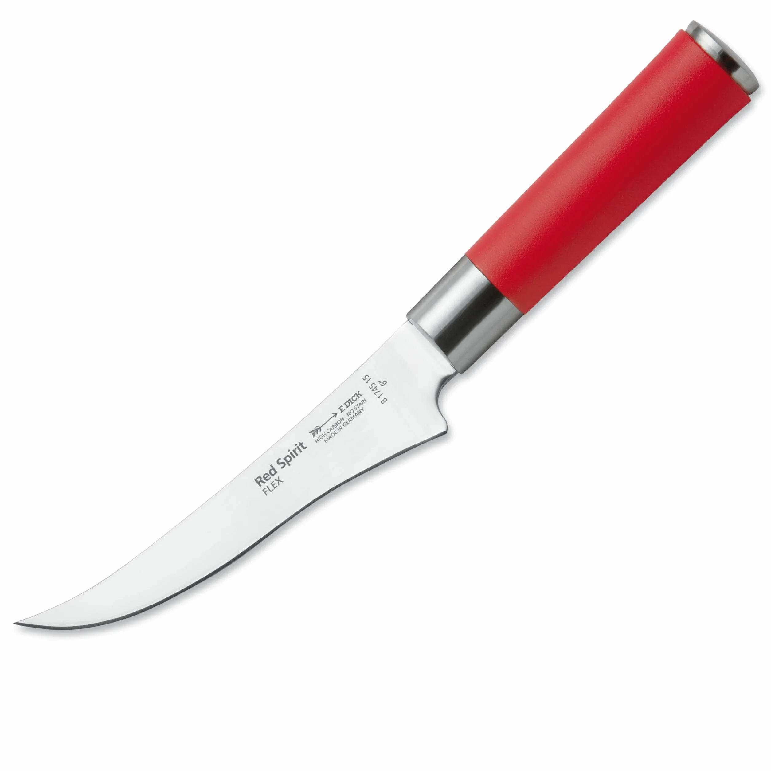 F. DICK Nóż do filetowania Red Spirit (nóż z ostrzem 15 cm, stal X55CrMo14, nierdzewny, 56° HRC) 81745152