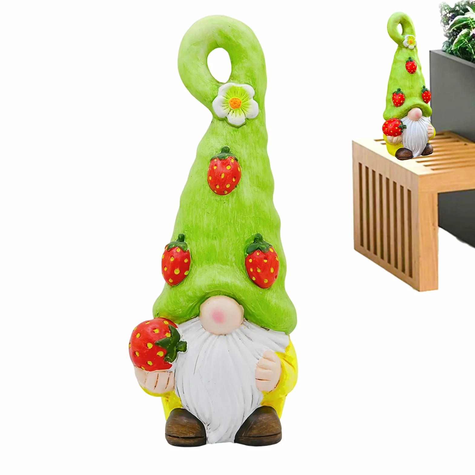 Figurka Krasnala Kolekcjonerska Figurka Krasnala na Środek Stołu | Krasnal Ogrodowy do Ogrodu Na Stół, Półki, Parapety, Podwórko, do Sypialni, Gabinetu, Pokoju Dziecięcego, na Półkę przy