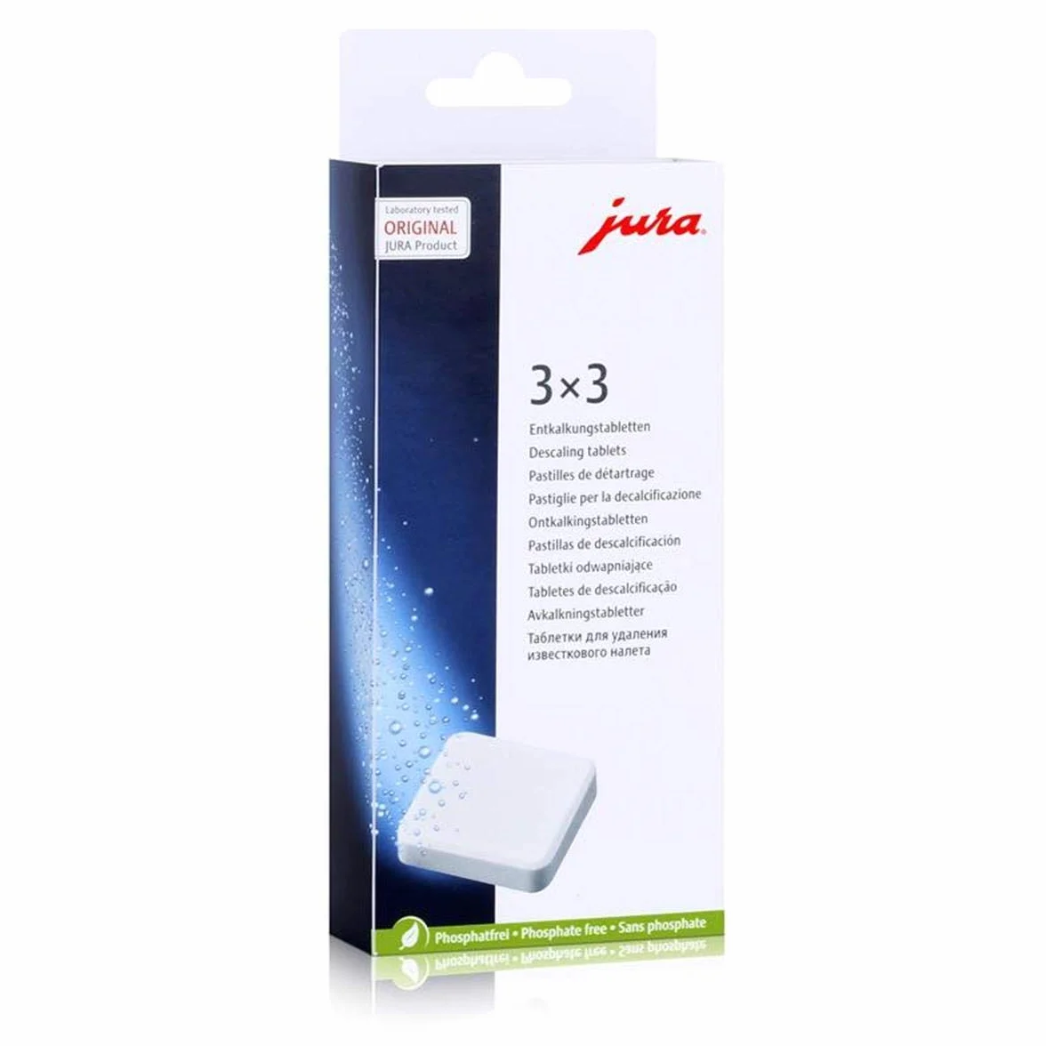 2 x tabletki czyszczące Jura i tabletki odkamieniające JURA