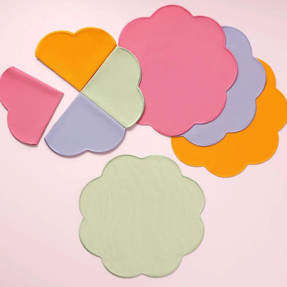 Villeroy & Boch – Fleur Gifts zestaw serwetek materiałowych, 2 szt., wymiary: ok. 40 × 40 cm, żółty, tekstylna dekoracja stołu w kwiatowej kolorystyce, wysokiej jakości bawełna