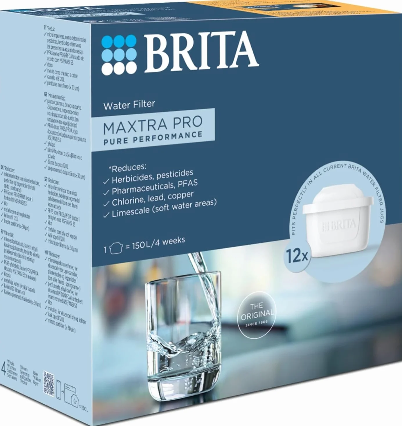 Brita Maxtra Pro Filtr do Wody, Biały, 12 szt.