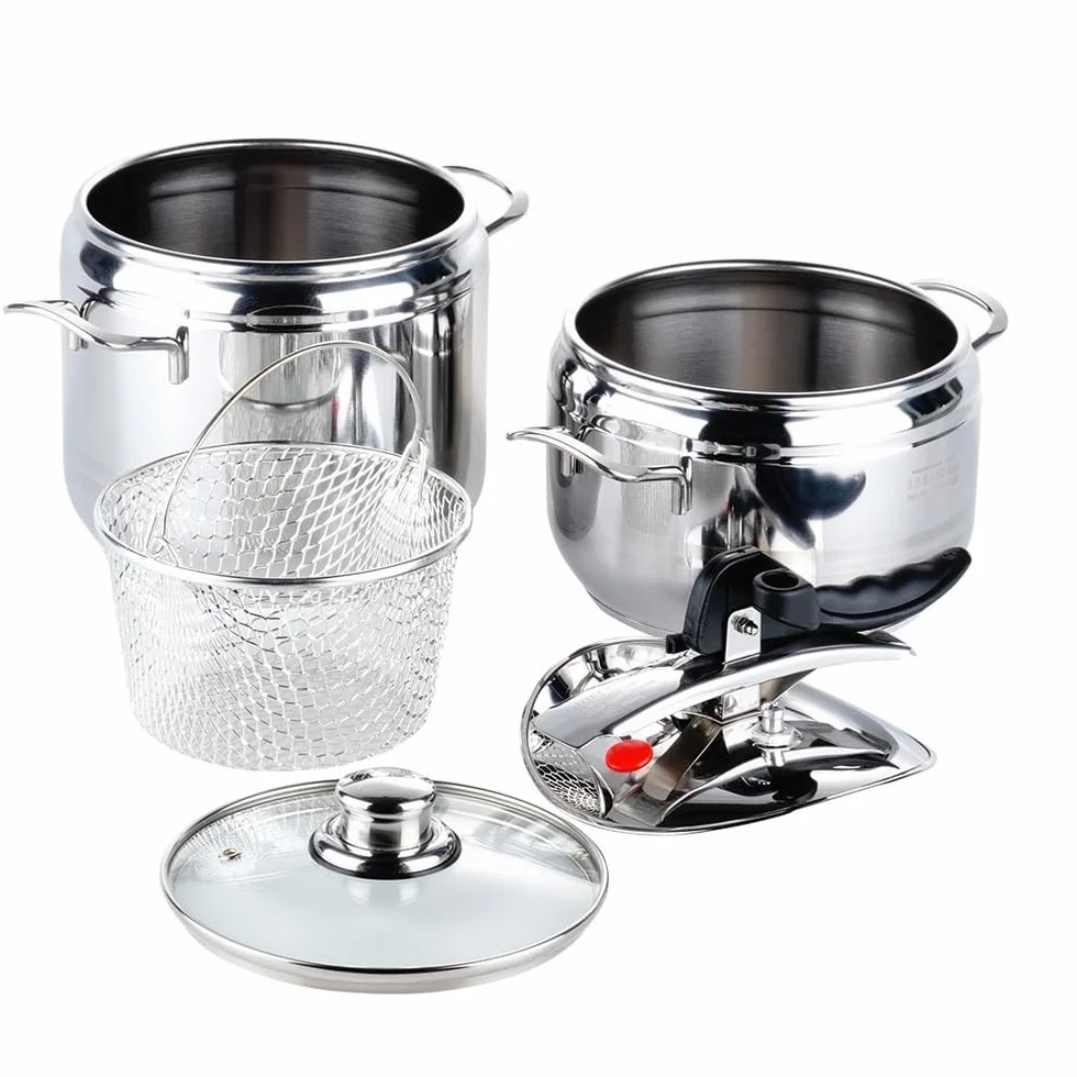 Szybkowar 2 x garnek do gotowania SET PROFI DUO 3,5 + 5 l