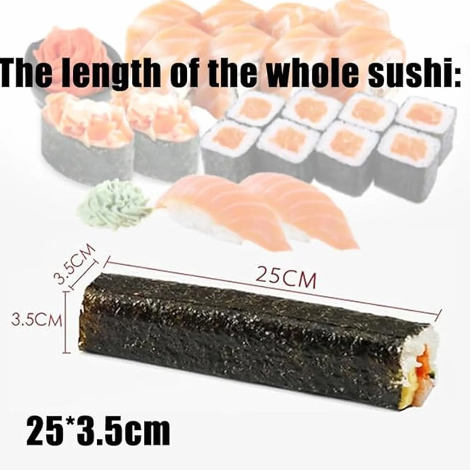 Maszyna do robienia sushi, ręczny wałek do sushi DIY do wydajnego zwijania z ryżem, warzywami i mięsem - idealne narzędzie kuchenne do domowego rękodzieła sushi