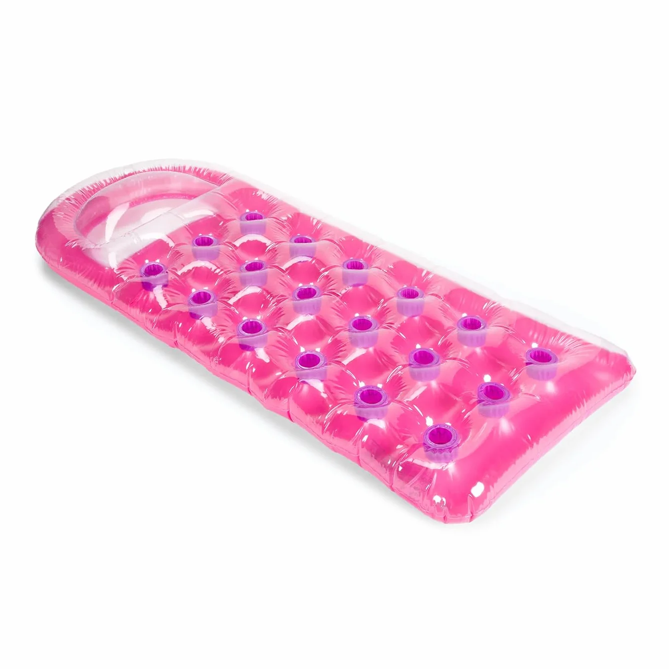Materac Do Pływania Plażowy AQUASTIC 188 x 71 cm PVC Dla Dorosłych Dzieci od 14 lat