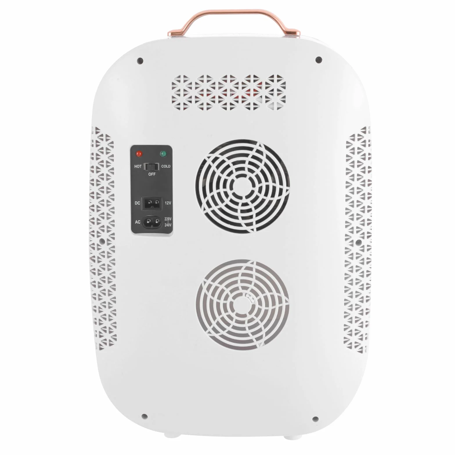 Mini lodówka na kosmetyki, 12 litrów, mała lodówka Skincare Fridge, do przechowywania kosmetyków, kompaktowa lodówka do makijażu, szminka (biała)