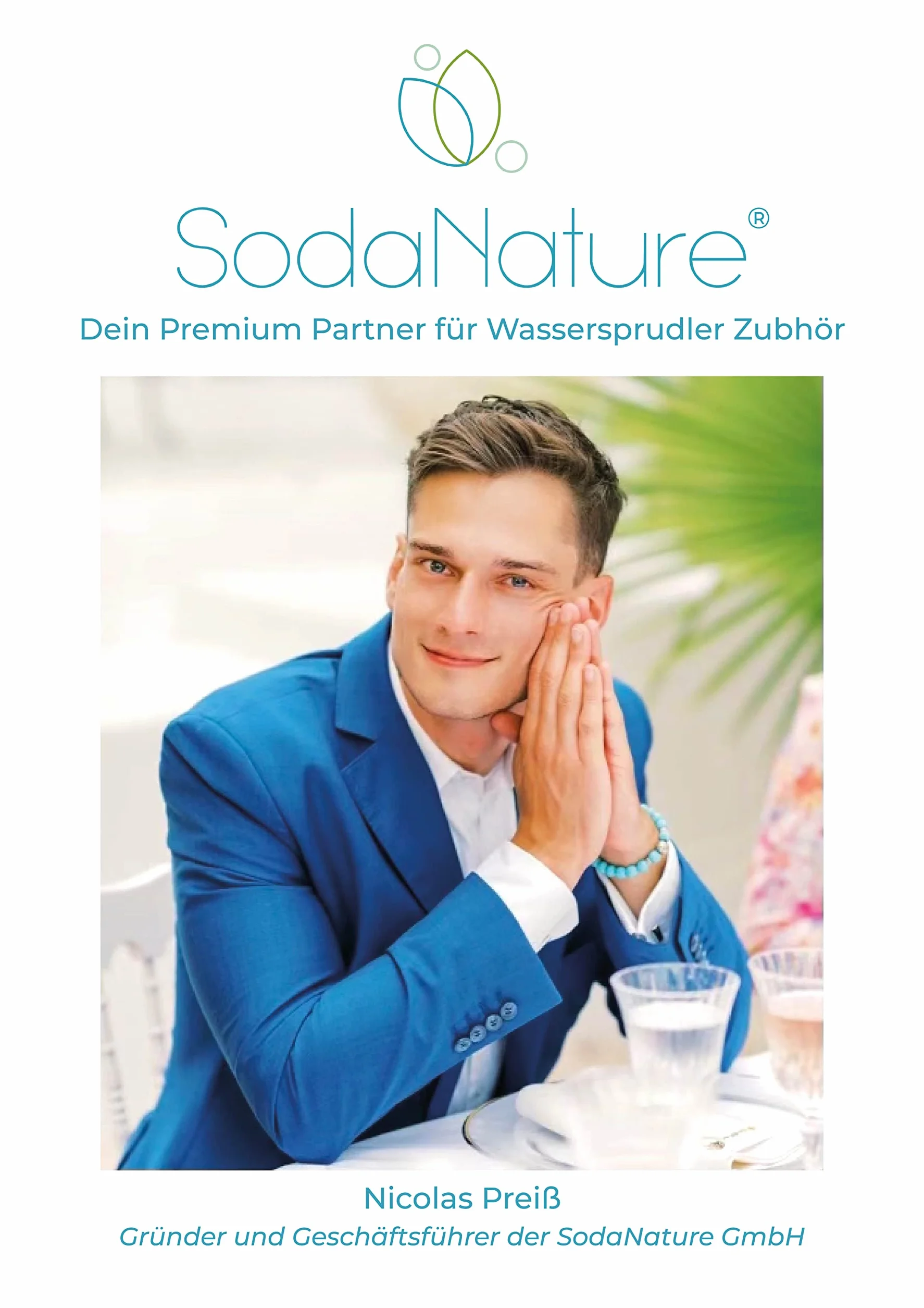 SodaNature | 2 x Premium 60 l CO2 cylindry do SodaStream (z wyjątkiem QC), Aarke itp. | nowy i po raz pierwszy napełniony w Niemczech | naturalny dwutlenek węgla do 2 x 60 l | TÜV do 2035 [425 g]