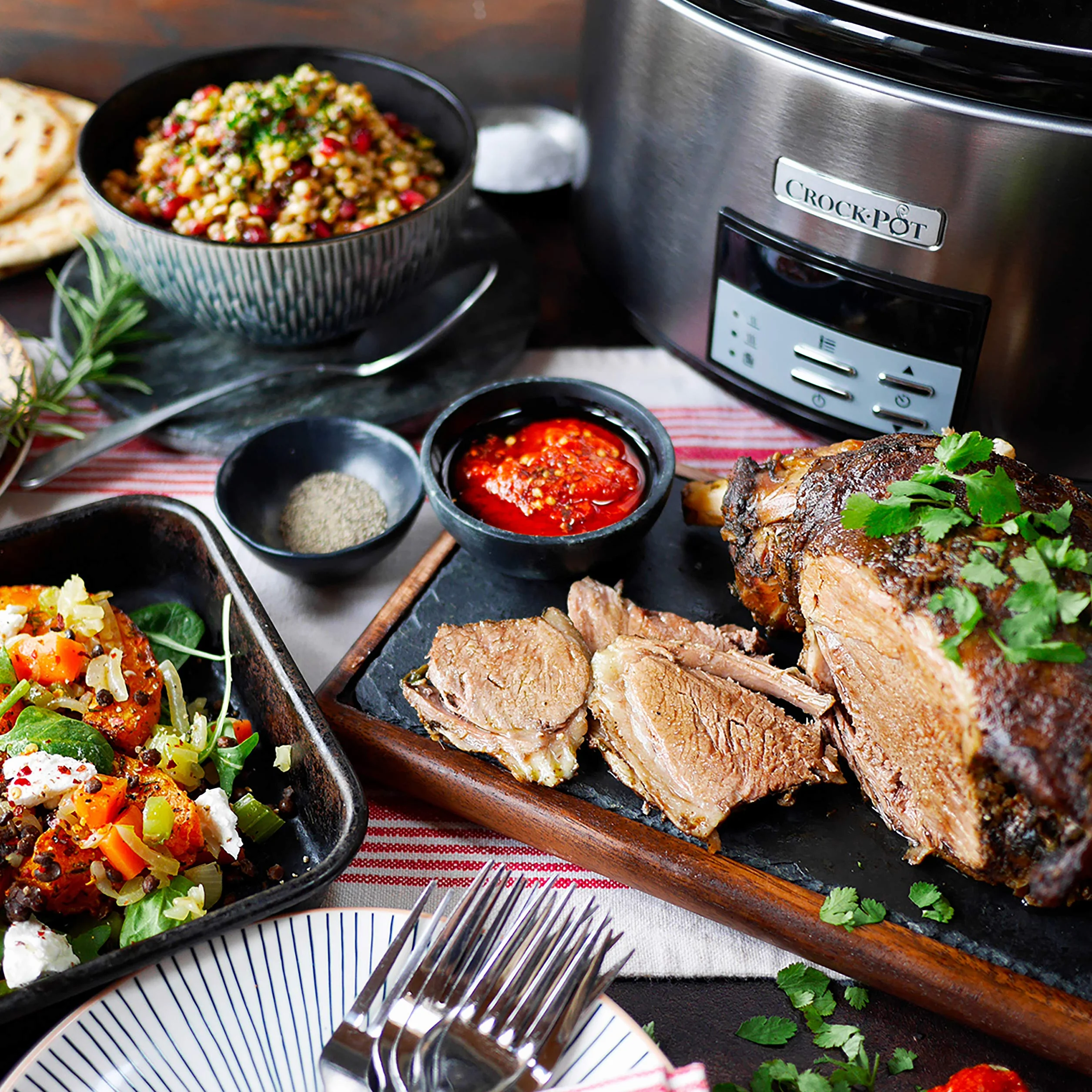 Crock-Pot Csc063X Wolnowar, Czarny/Srebrny, 7,5 l
