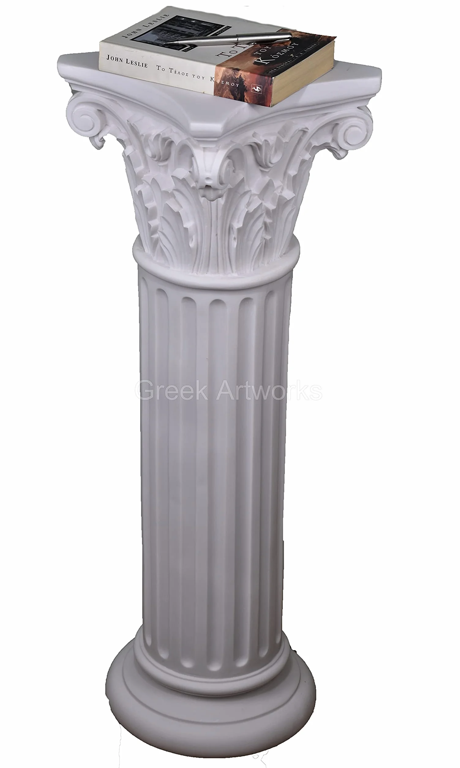 Kolumna kolumna z korynckim zamówieniem Stolica Starożytna Grecka Architektura Rzymska 80 cm