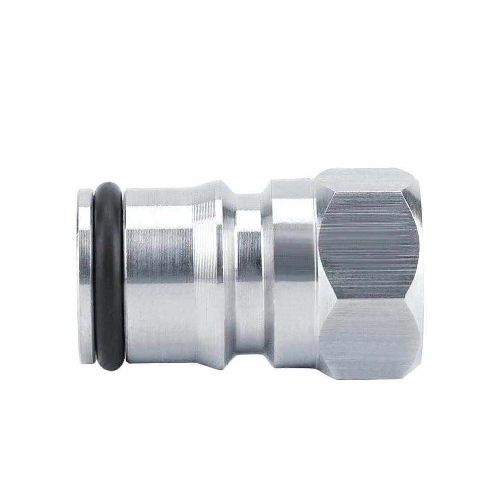 2pcs/ Set Stainless Steel Study Keg Ball Lock Post Poppet Tread Gaz i płyn Szybki zestaw konwersji do parzenia domowego 19/32 Threaded
