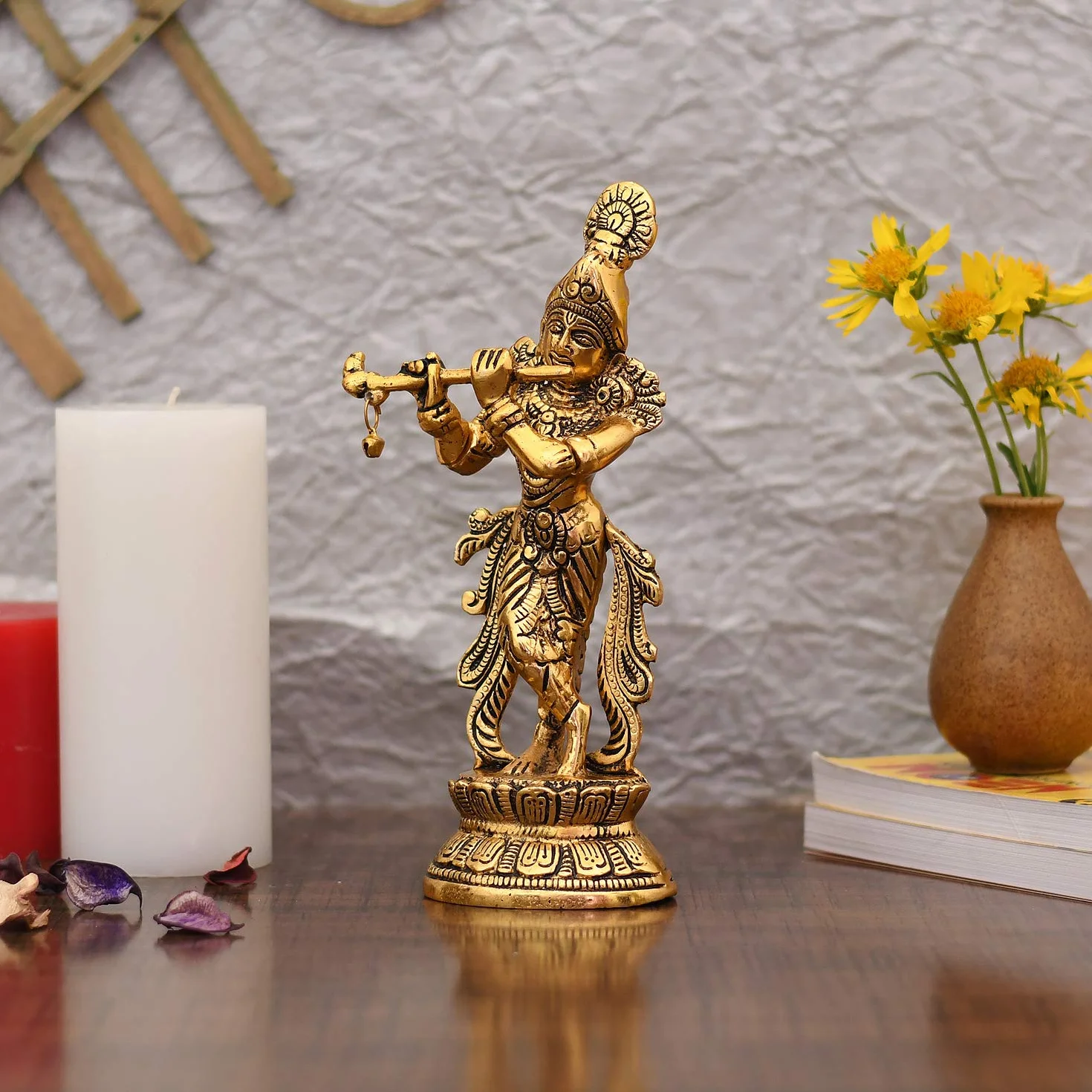 Collectible India Figurka bożka Pooja i prezent (zestaw 1 szt.)