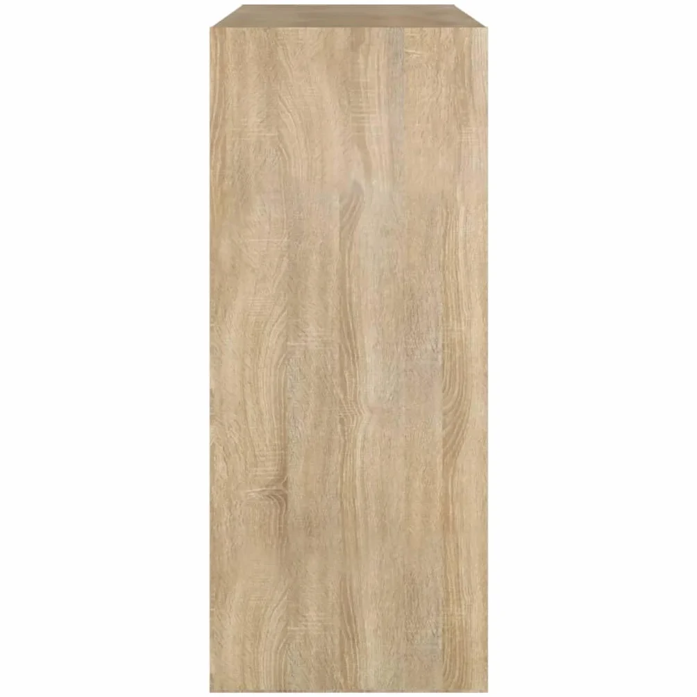 Générique Sonoma dębowa szafka na książki, 80 x 30 x 72 cm, regał z półką do przechowywania czasopism, książek i płyt DVD, służy również jako ścianka działowa do przedpokoju