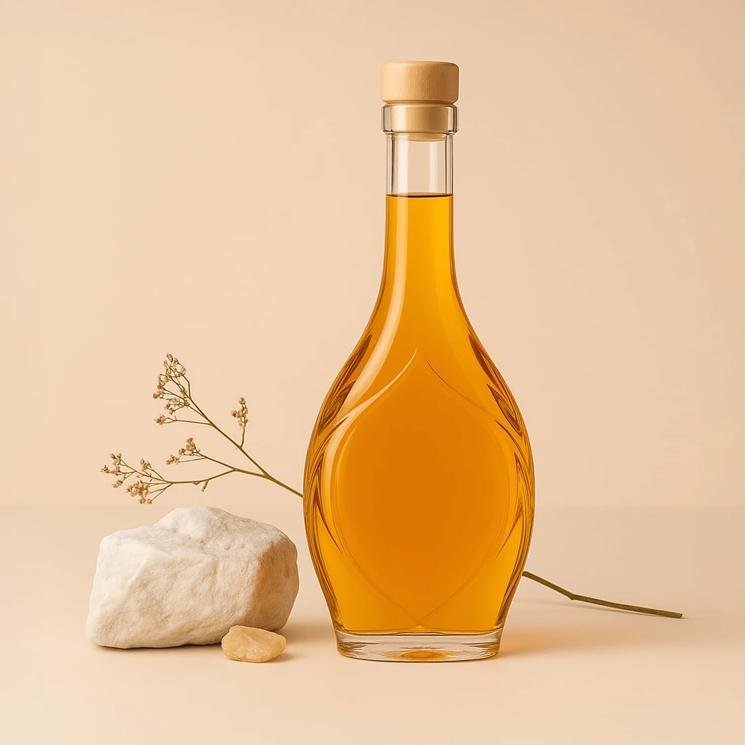 Szklane butelki 500 ml – butelki na wino puste 5 sztuk – szklana butelka z korkiem – butelka szklana Icona – butelki do napełniania