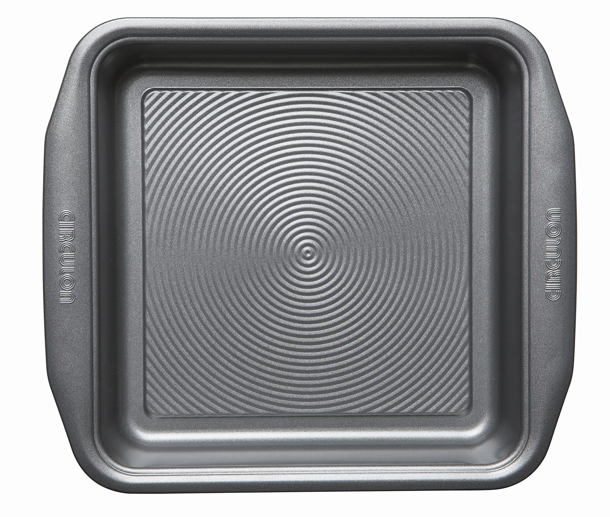 Circulon Momentum Deep Baking Tace zestaw 2 – nieprzywierające formy do pieczenia, trwałe, nadają się do mycia w zmywarce, 39 x 25,5 cm i 25,5 cm, kwadratowe, szare
