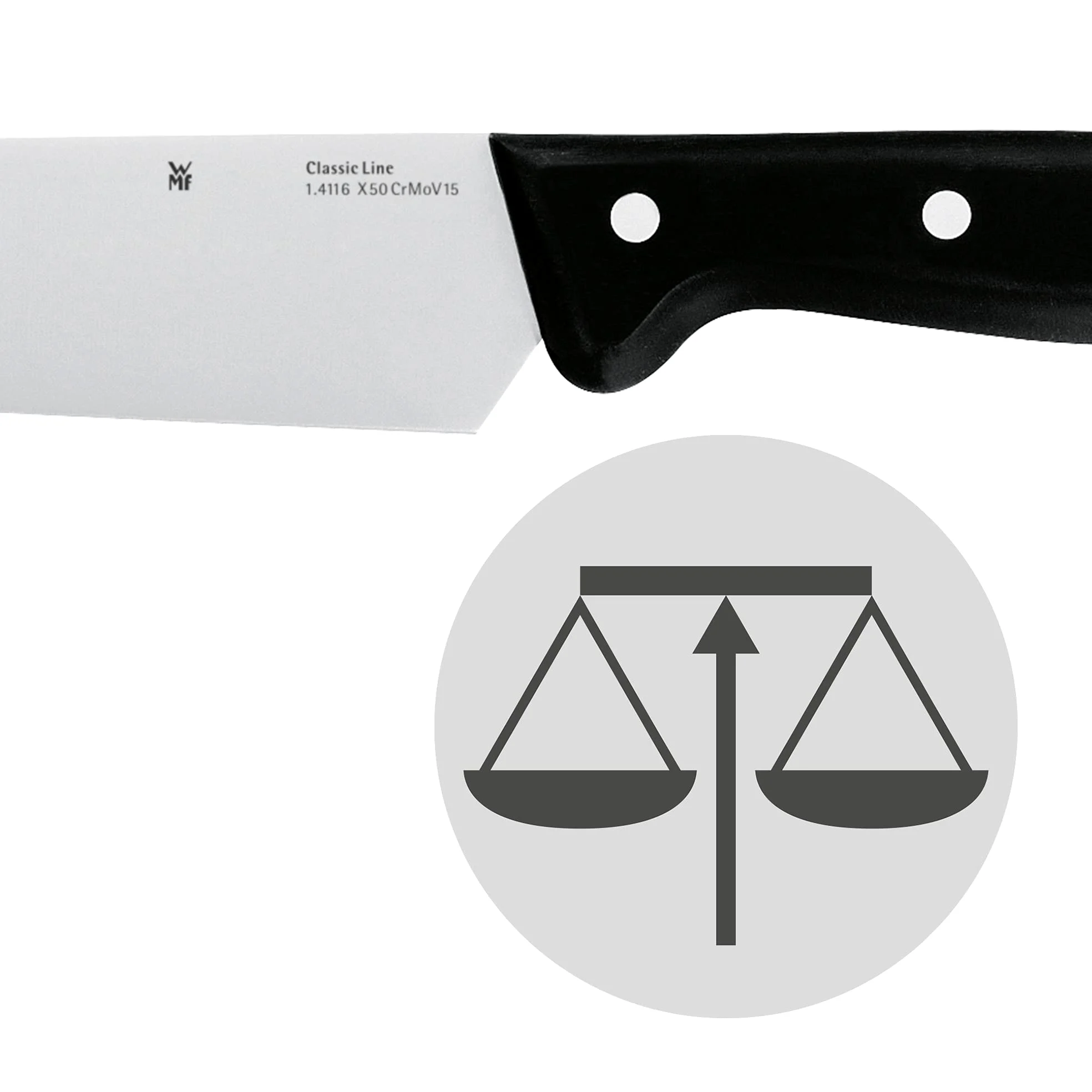 Wmf 1874616030 Classic Line Nóż Do Chleba, Czarny, L/ 21 cm