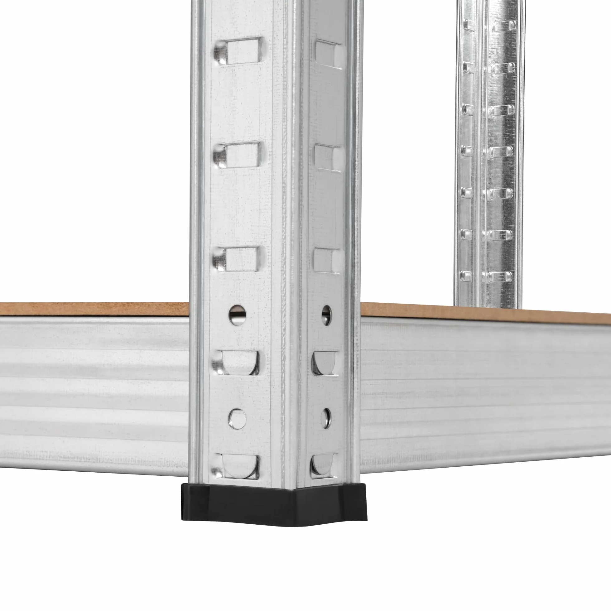 Rebel Regał Metalowy Magazynowy Garażowy 5 Półek 180x90x40 Srebrny RB-1256