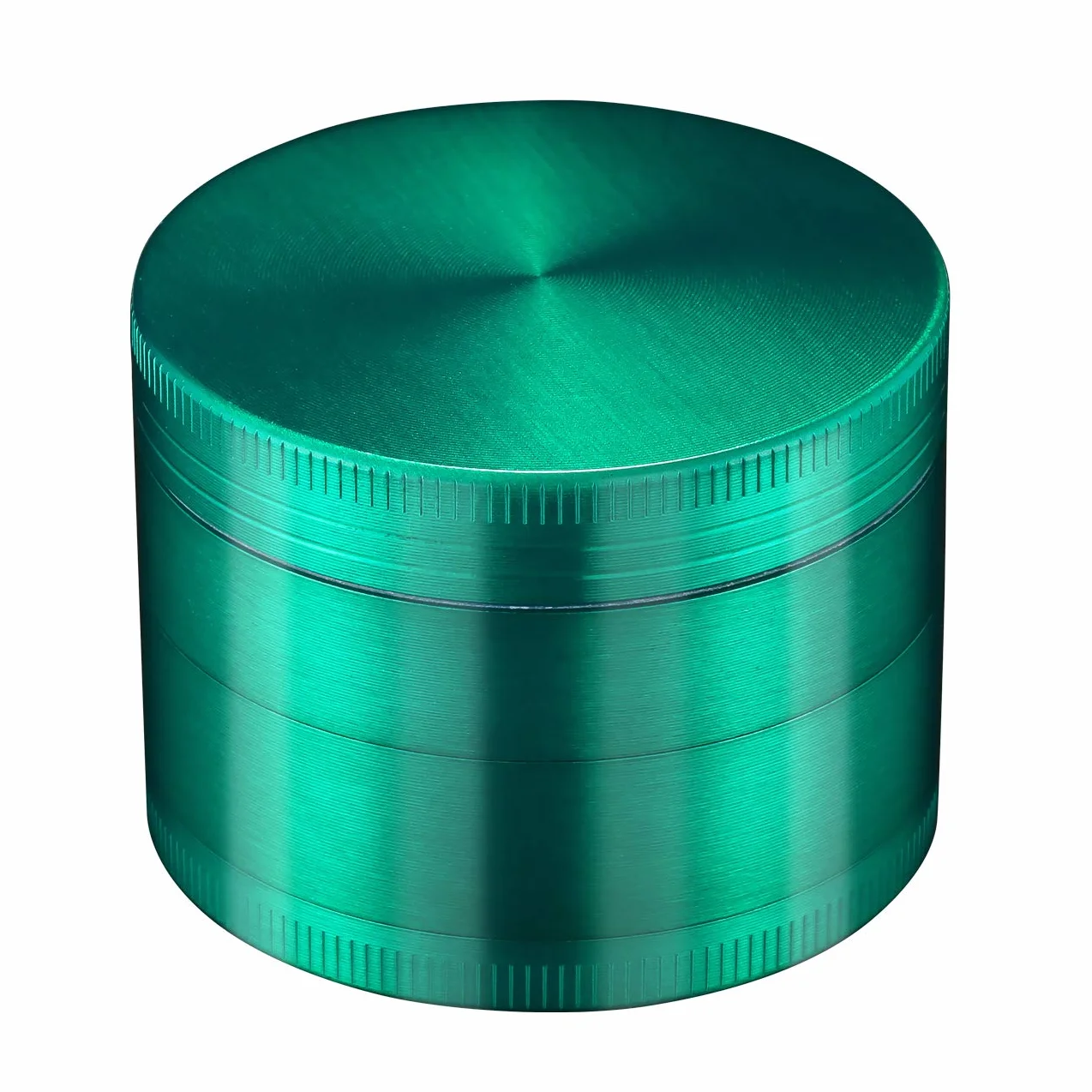 Lihao Grinder Crusher 4-częściowy zestaw młynków, stop cynku, ze skrobakiem do przypraw, ziół (mini, 5 x 3,5 cm, zielony)