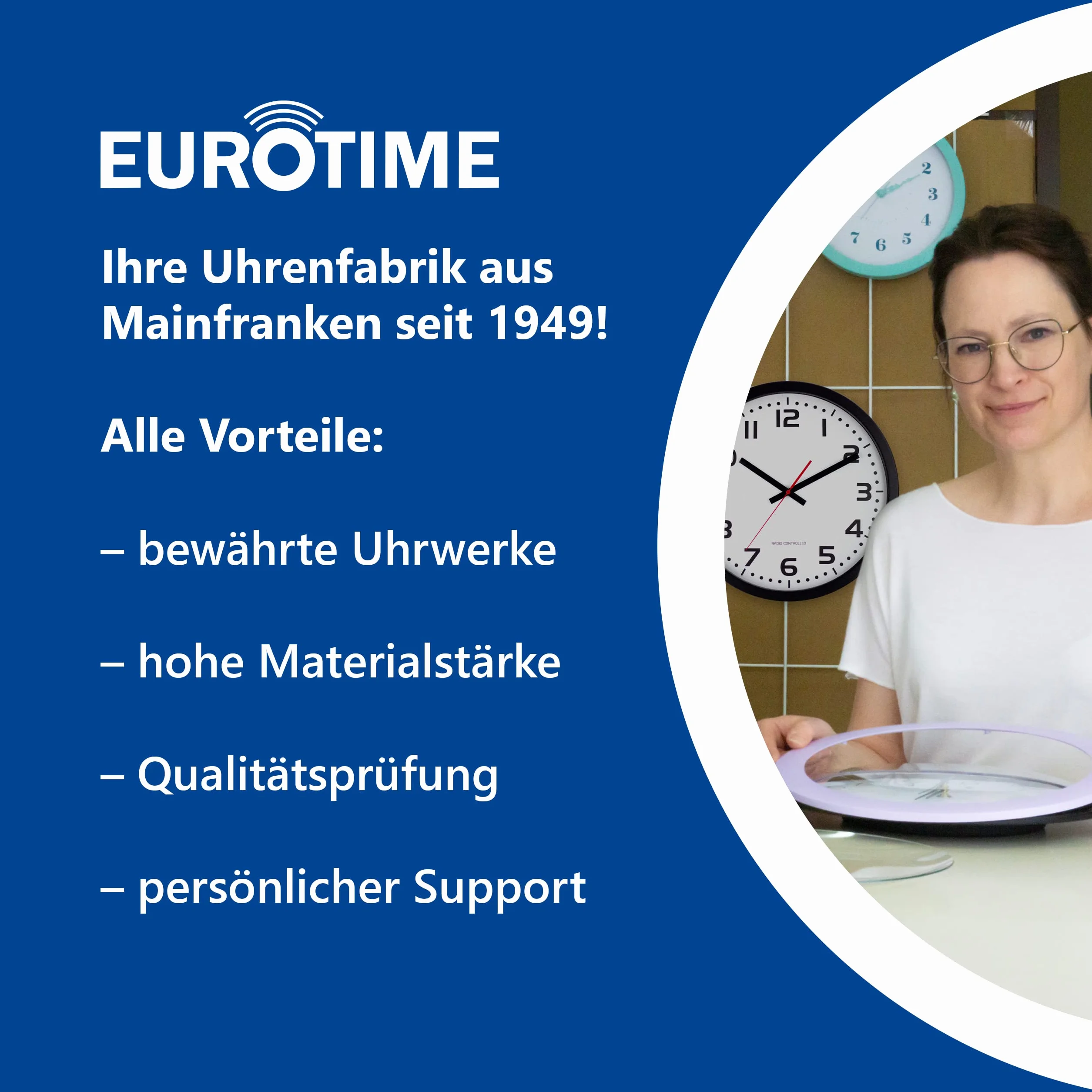 Eurotime 29614-07 budzik dziecięcy dla dziewczynek z motywem konia, obudowa z tworzywa sztucznego i szkło z tworzywa sztucznego, cichy budzik, bez tykania, ze światłem i funkcją powtarzania budzika