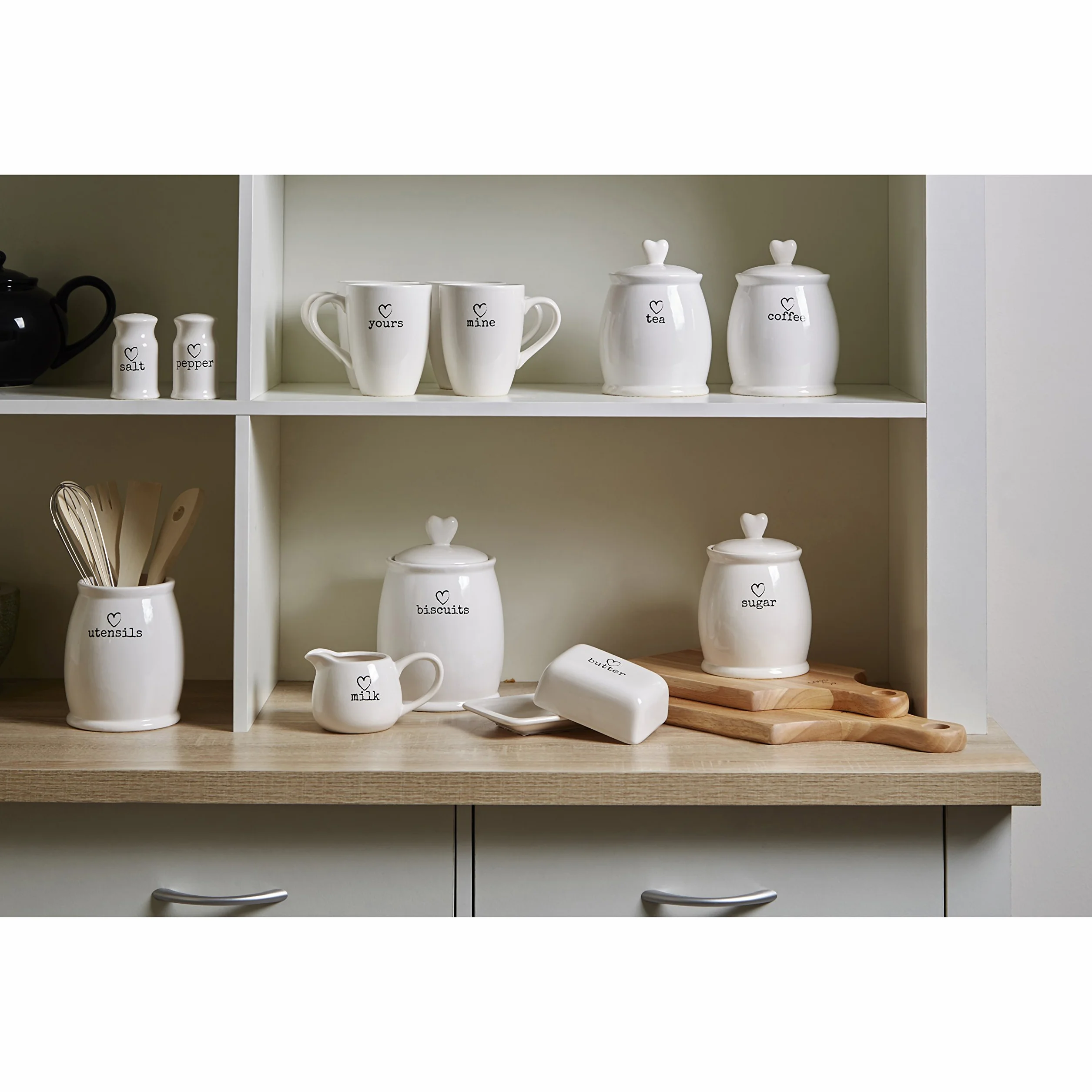 Premier Housewares Charm pojemnik na herbatę - biały