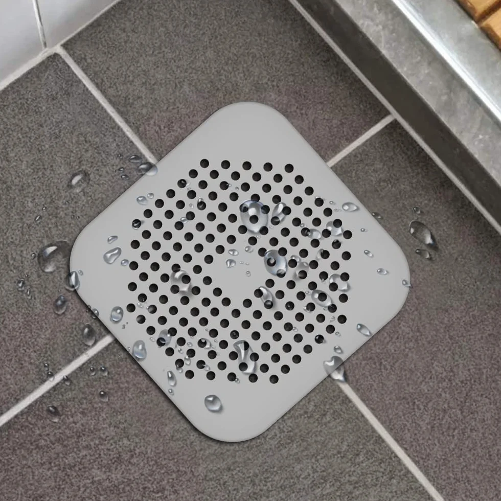 Flintronic 2 sztuki silikonowych sitek odpływowych do zlewozmywaka, umywalki, kuchni, łazienki