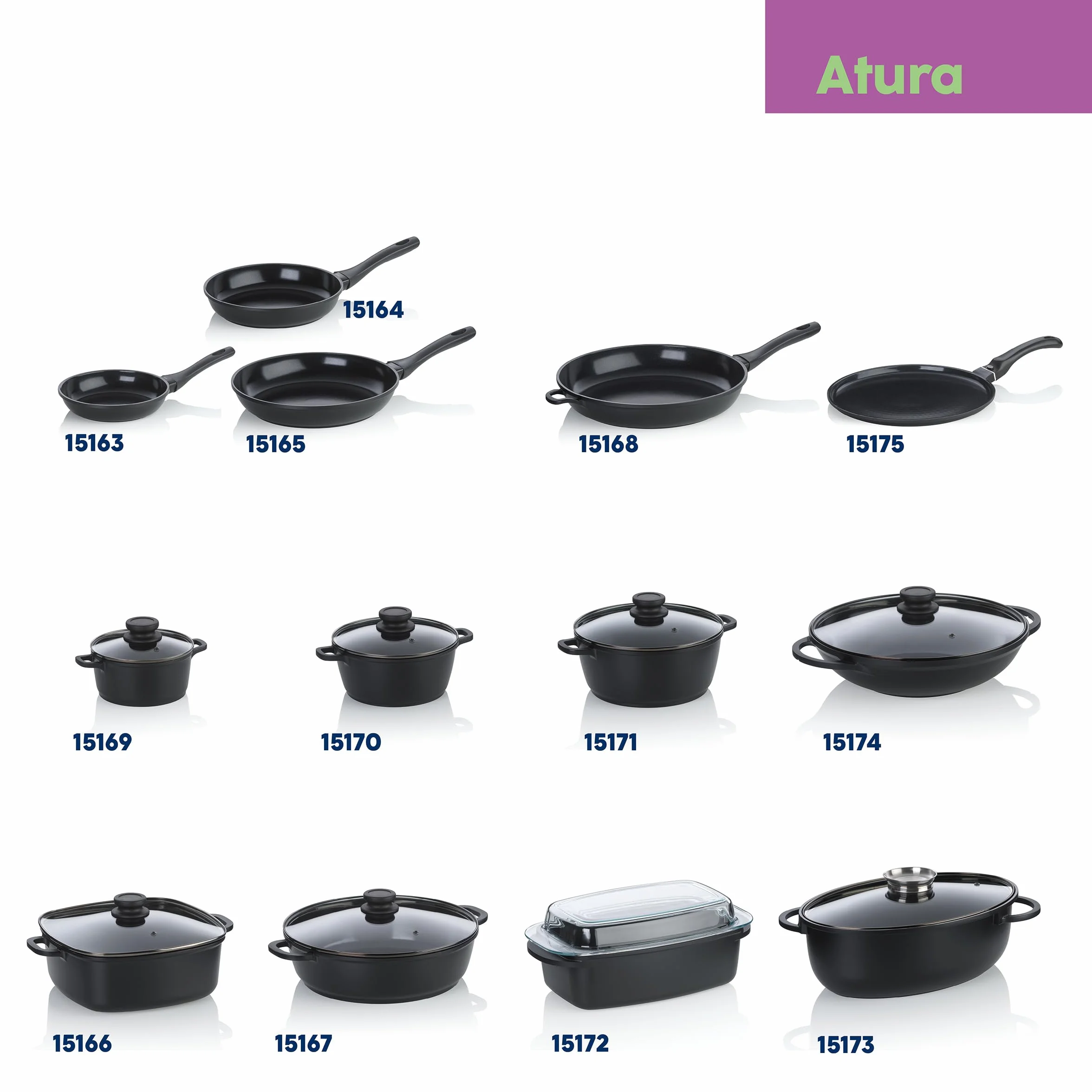 kela ATURA patelnia owalna, 8 litrów, Dutch Oven, żeliwna brytfanna z pokrywką, indukcyjna, odlew aluminiowy, powlekany ceramiką, nie zawiera PFAS
