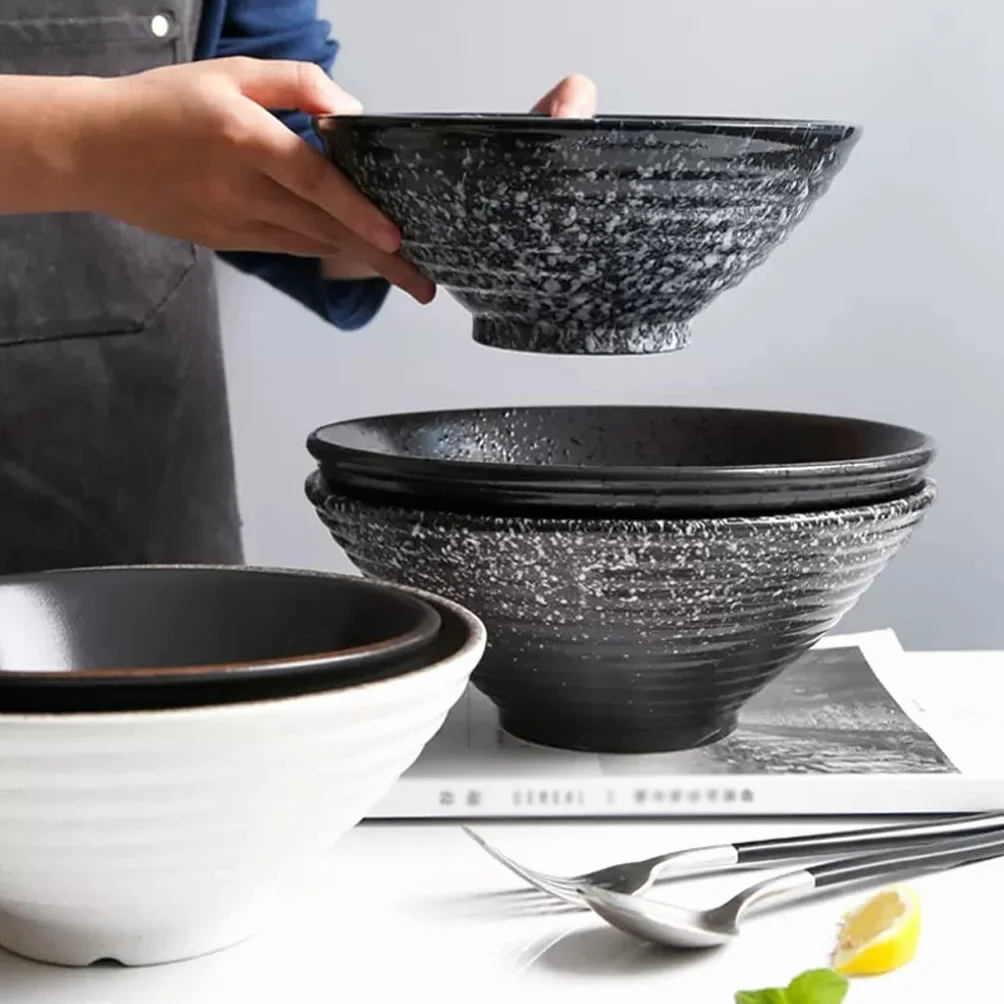 Miska Do Mieszania Sałatek, Specjalna Miska Do Restauracji Ramen, Ceramiczna Miska Do Użytku Domowego, Miska Do Sałatek Owocowych, Kapelusz Restauracyjny, Miska W Kształ，C2pc-Small
