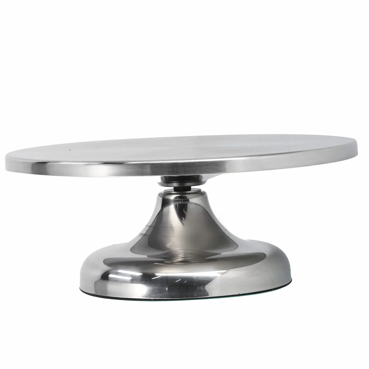 Cocoarm Gramofon do Ciasta Stojak na Ciasto ze Stopu Aluminium 30 Cm Obrotowy Stojak do Dekorowania Ciast z powierzchnią antypoślizgową i Gumowymi Nóżkami dla Domowych Piekarzy Przyjęcia Urodzinowe