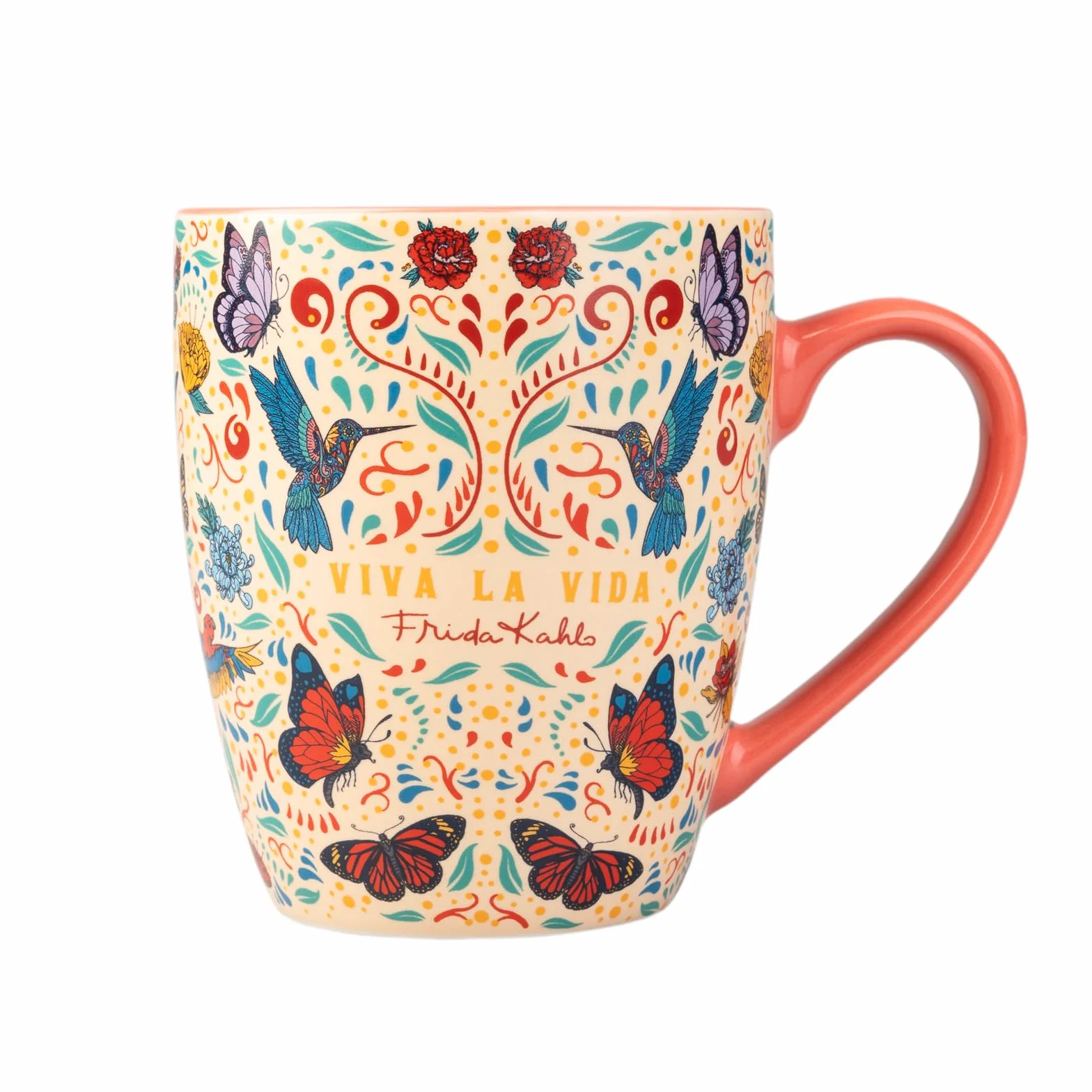 Grupo Erik Ceramic Mug Frida Kahlo | 11.8 oz - 350 ml Coffee Mug Tea, Cool Mugs and Cups | Frida Kahlo Gifts Under 15 Pounds, Flowers Gifts For Friends