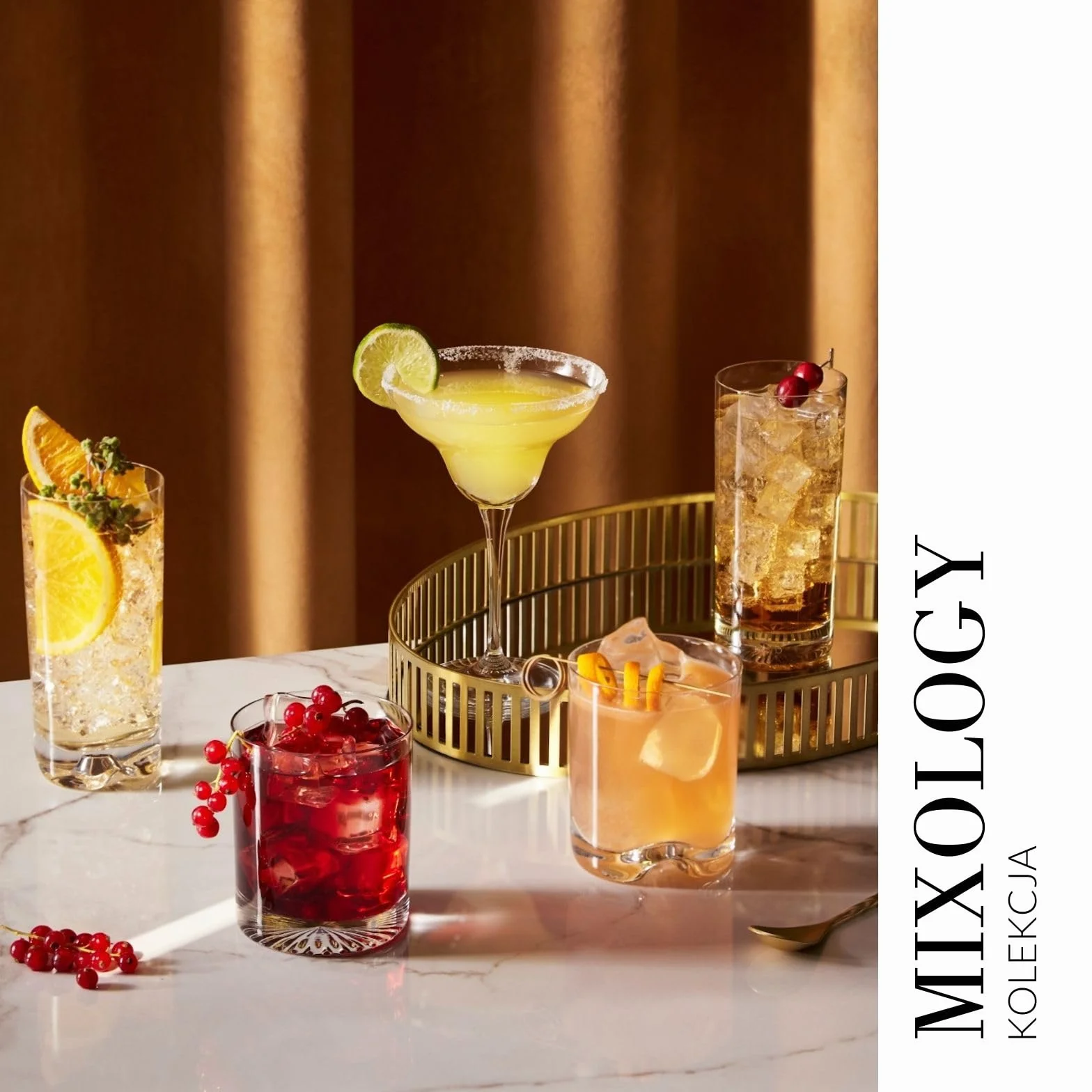 KROSNO Kieliszki do Whisky Gin Tumbler | Zestaw 6 kieliszków | 280 ML | Kolekcja Mixology | Kieliszki Koktajlowe Drinking Gift Box | Idealne do domu, restauracji i kuchni | Można myć w zmywarce