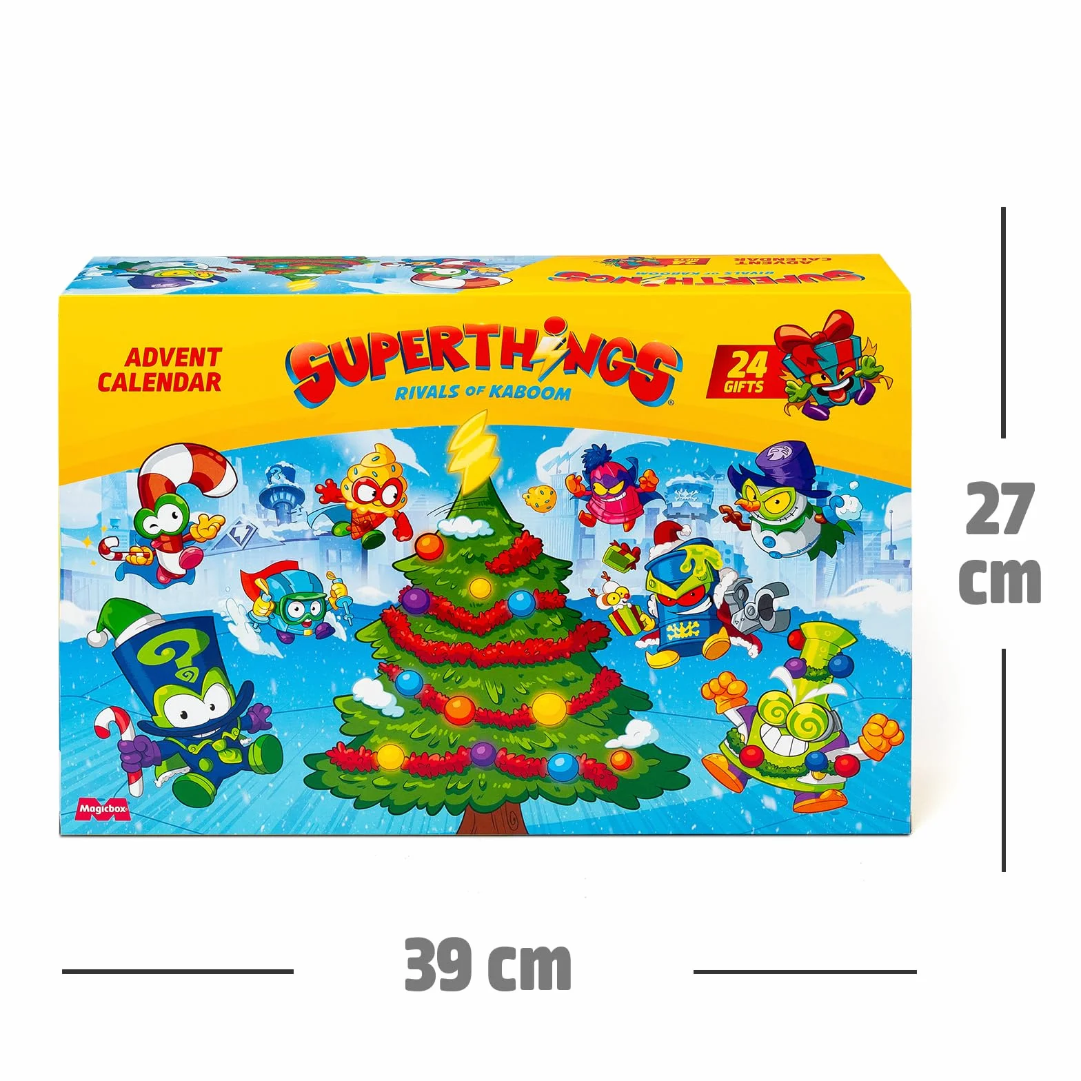 SUPERTHINGS S Kalendarz Adwentowy bożonarodzeniowy z 24 specjalnymi prezentami i niespodziankami, w tym minifigurki Superthings, Hideouts, Jets, egzoskeletons i pojazdy specjalne