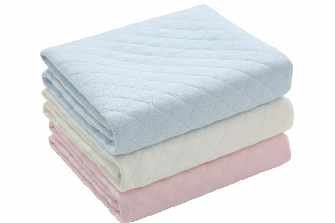 Baby Infant Wodoszczelna mata do przewijania, ekologiczna bawełna, oddychająca, nadaje się do prania, wielokrotnego użytku, 3 sztuki w opakowaniu (70 x 120 cm, 3 sztuki)